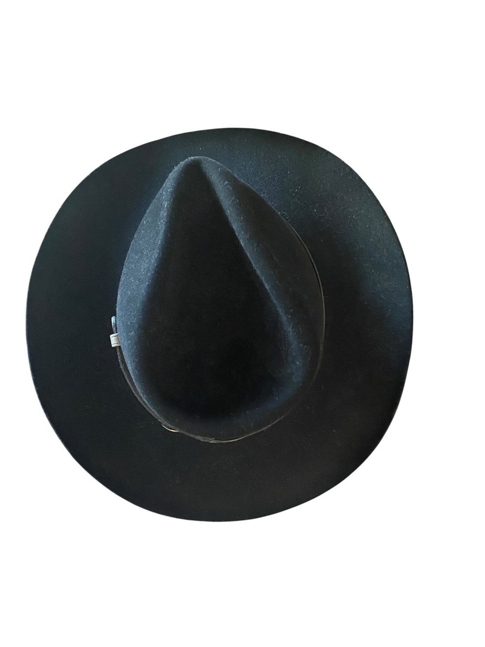 Vintage Resistol Stagecoach Black Beaver  Felt Cowboy Hat 7 1/4 western Rodeo - Picture 5 of 16